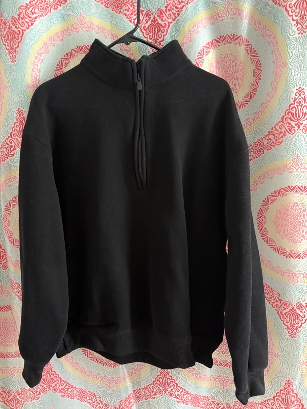 Comfrt quarter-zip sweater